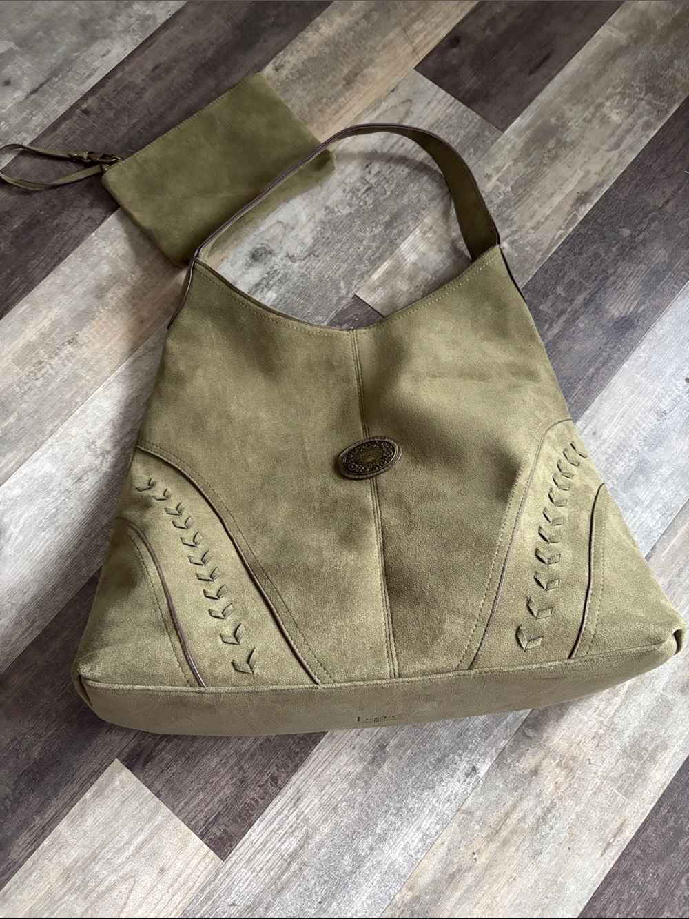 B.O.C  suede purse suede hobo shoulder bag